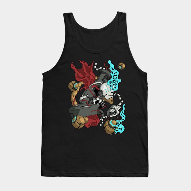 Damaged Zenyatta Tank Top by nextodie